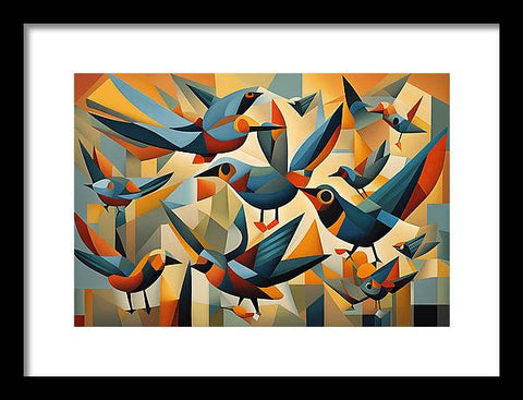 Bird Art 0010 - Framed Print