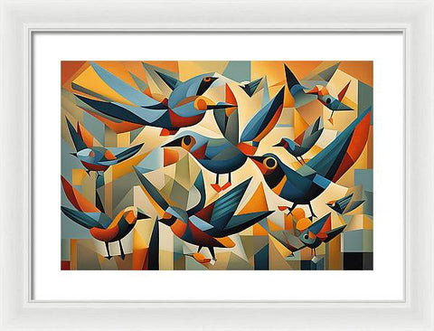 Bird Art 0010 - Framed Print