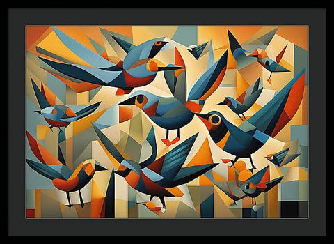 Bird Art 0010 - Framed Print