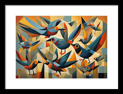 Bird Art 0010 - Framed Print