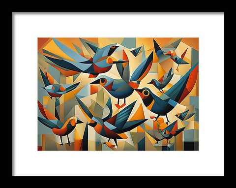 Bird Art 0010 - Framed Print