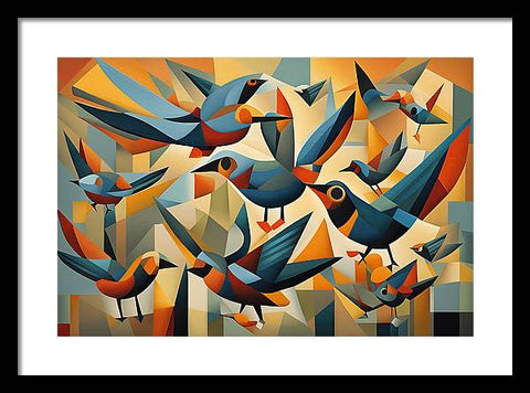 Bird Art 0010 - Framed Print