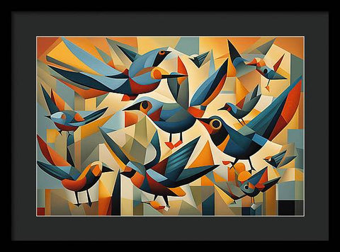 Bird Art 0010 - Framed Print