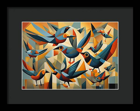 Bird Art 0010 - Framed Print