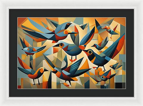 Bird Art 0010 - Framed Print