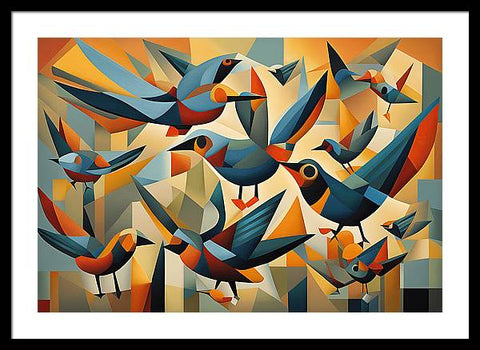 Bird Art 0010 - Framed Print