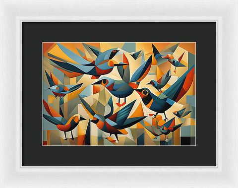 Bird Art 0010 - Framed Print