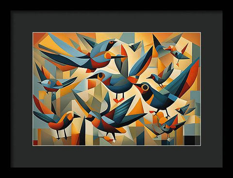 Bird Art 0010 - Framed Print