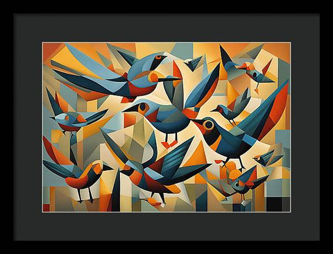 Bird Art 0010 - Framed Print