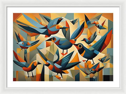 Bird Art 0010 - Framed Print