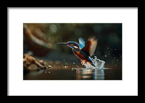 Bird Art 0012 - Framed Print
