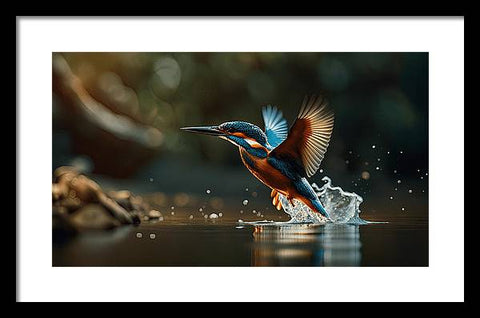 Bird Art 0012 - Framed Print