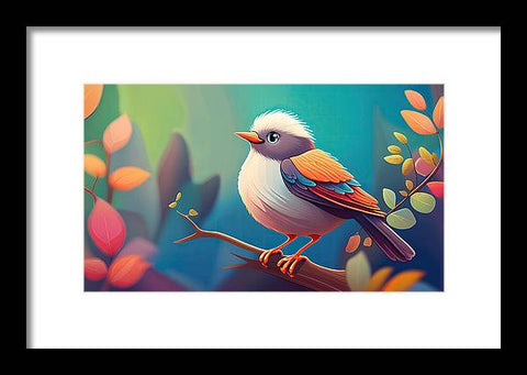 Bird Art 0013 - Framed Print