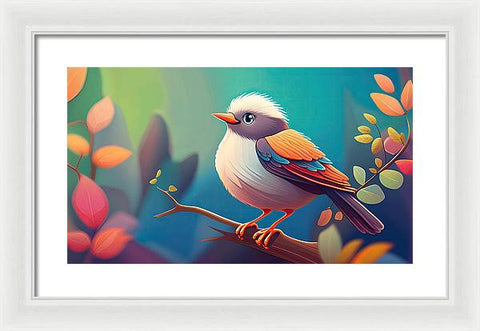 Bird Art 0013 - Framed Print