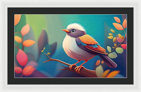 Bird Art 0013 - Framed Print