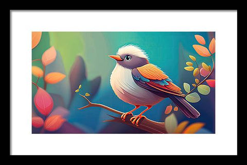 Bird Art 0013 - Framed Print