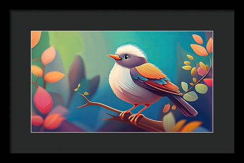 Bird Art 0013 - Framed Print