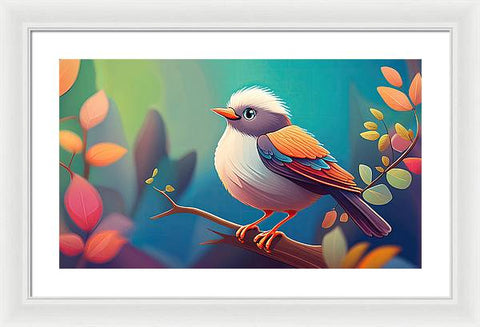 Bird Art 0013 - Framed Print