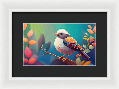 Bird Art 0013 - Framed Print