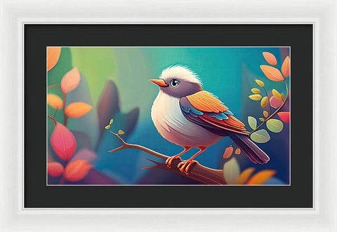 Bird Art 0013 - Framed Print