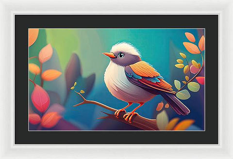 Bird Art 0013 - Framed Print