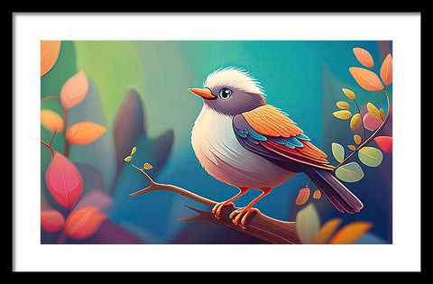 Bird Art 0013 - Framed Print