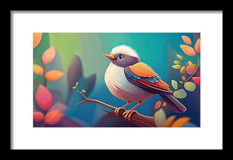 Bird Art 0013 - Framed Print