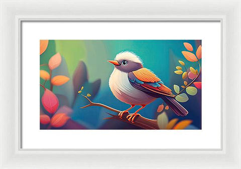 Bird Art 0013 - Framed Print