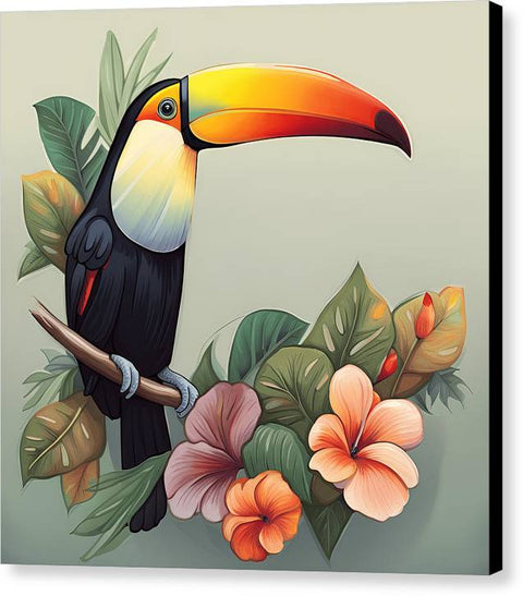 Bird Art 0016 - Canvas Print