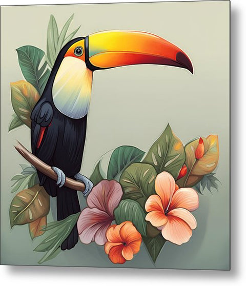 Bird Art 0016 - Metal Print