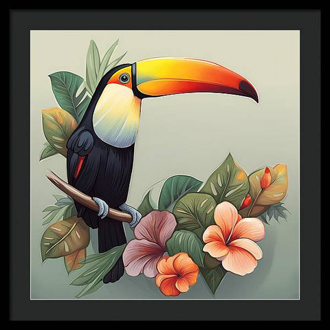 Bird Art 0016 - Framed Print