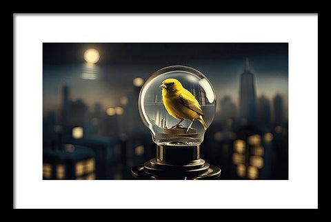 Bird Art 0021 - Framed Print