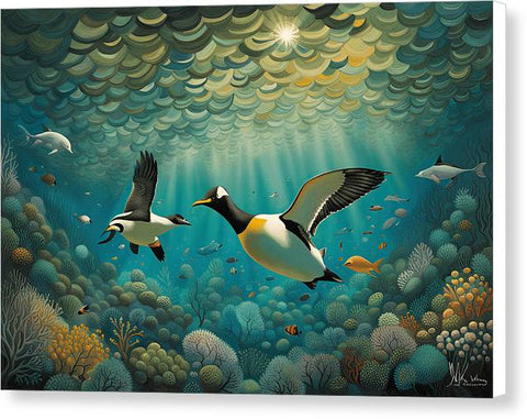 Bird Art 0024 - Canvas Print