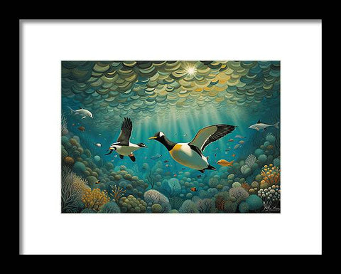 Bird Art 0024 - Framed Print