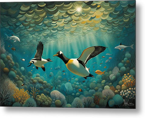 Bird Art 0024 - Metal Print