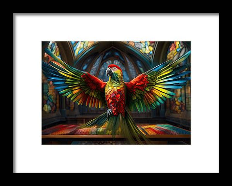 Bird Art 0026 - Framed Print