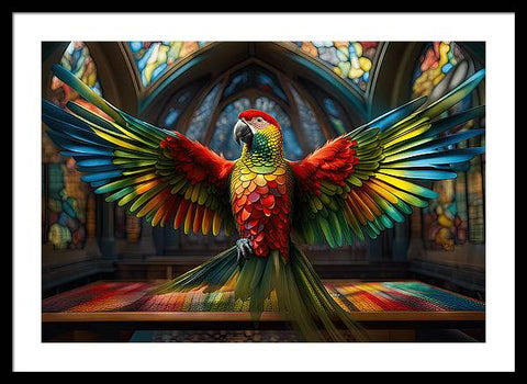 Bird Art 0026 - Framed Print