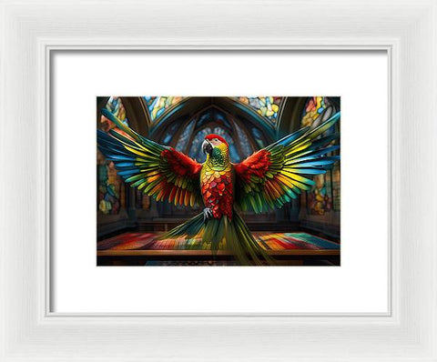 Bird Art 0026 - Framed Print