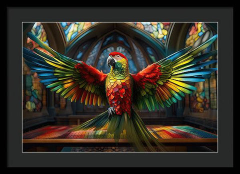 Bird Art 0026 - Framed Print