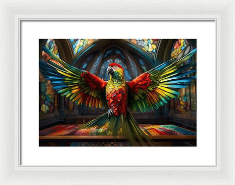 Bird Art 0026 - Framed Print