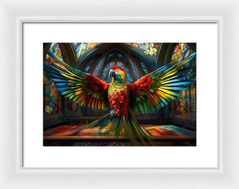 Bird Art 0026 - Framed Print