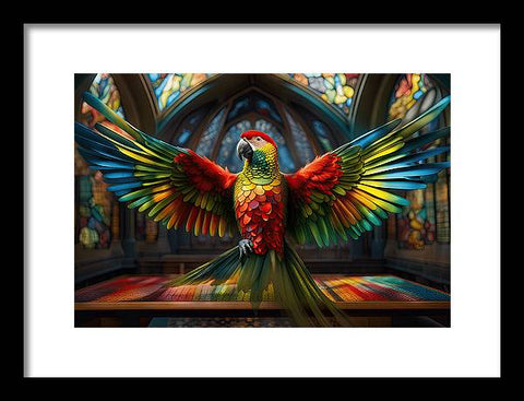 Bird Art 0026 - Framed Print