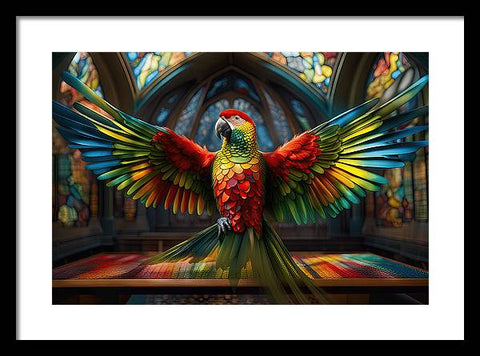 Bird Art 0026 - Framed Print