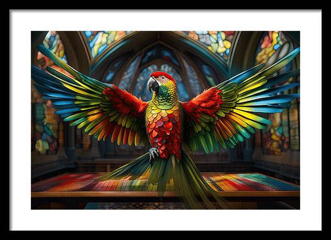 Bird Art 0026 - Framed Print