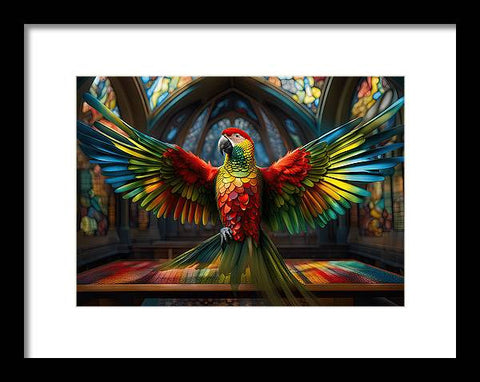 Bird Art 0026 - Framed Print