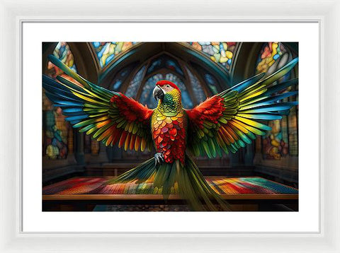 Bird Art 0026 - Framed Print