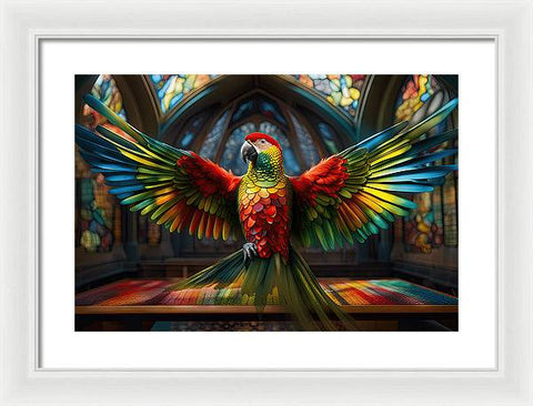 Bird Art 0026 - Framed Print