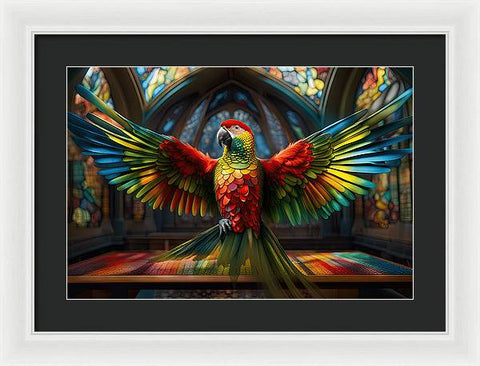 Bird Art 0026 - Framed Print