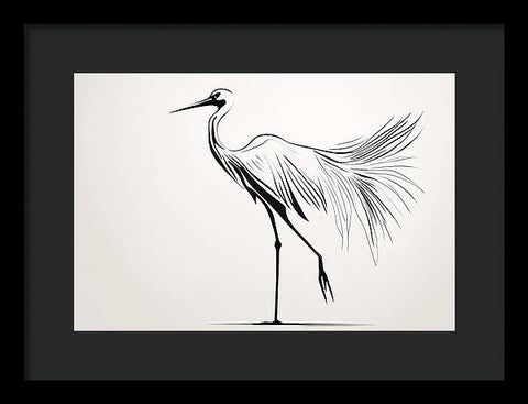 Bird Art 0030 - Framed Print