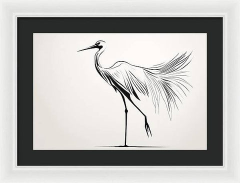 Bird Art 0030 - Framed Print